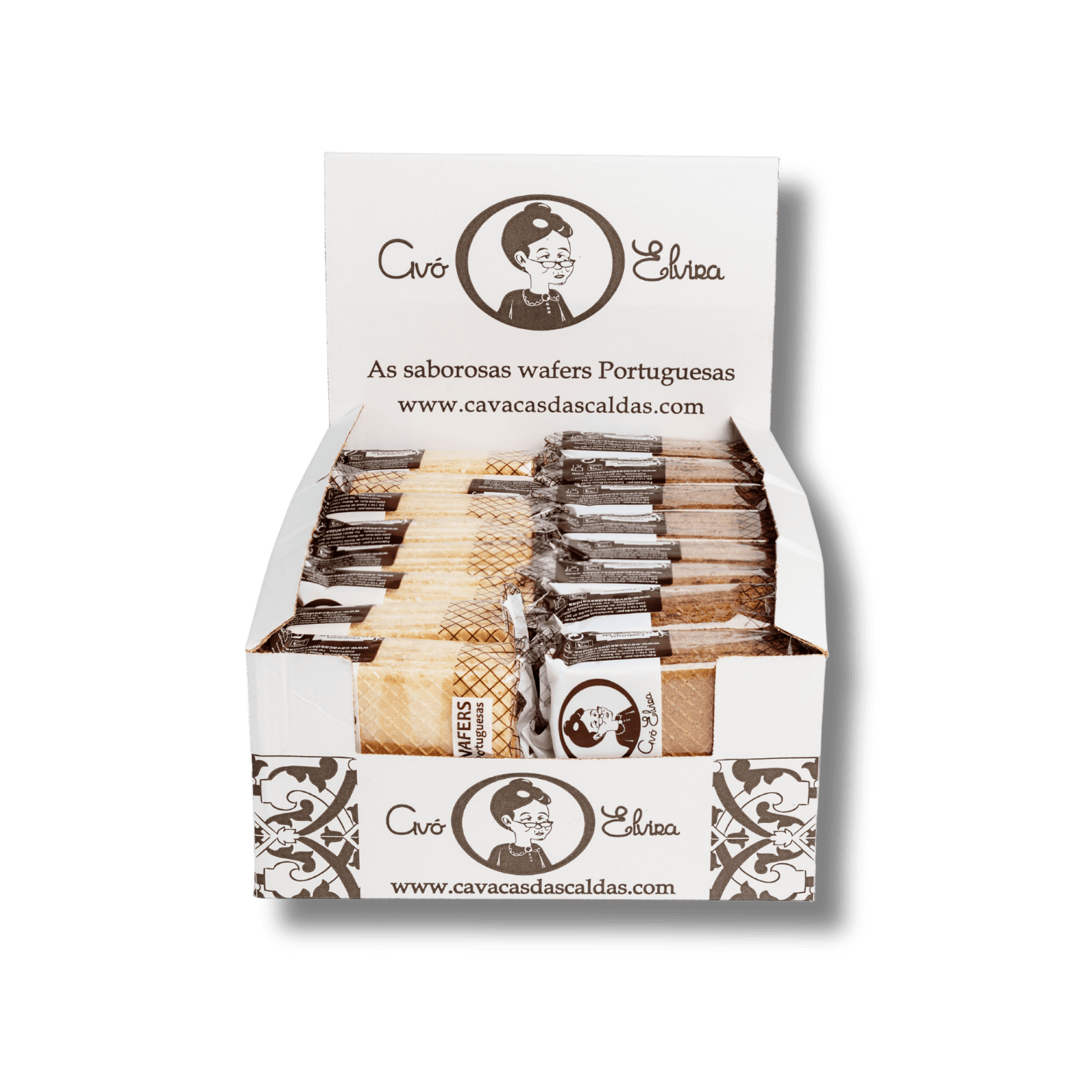 Caixa Expositora Wafers de Chocolate 32x37g